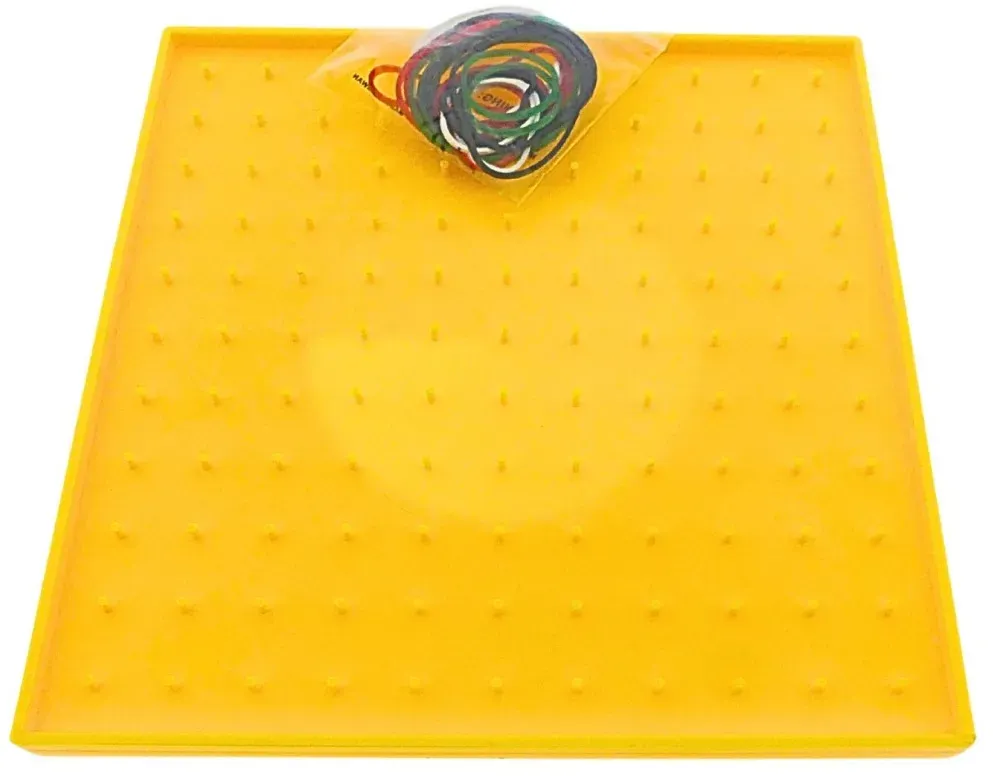 Formenbrett mit Gummibändern ? Kreatives Geometrie-Erlebnis