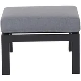 Siena Garden Valencia Loungehocker matt anthrazit / Weiß