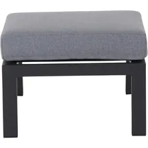 Siena Garden Valencia Loungehocker matt anthrazit / Weiß