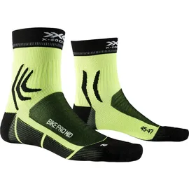 X-Socks Bike Pro Mid 2 Opal Black/Phyton Yellow 35-38