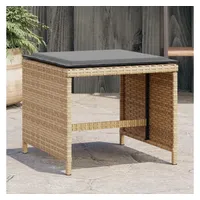 vidaXL Gartenhocker 41 x 41 x 36 cm beige 4 St.