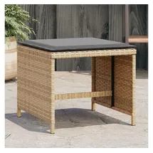 vidaXL Gartenhocker 41 x 41 x 36 cm beige 4 St.
