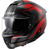 LS2 LS2, Integraler Motorradhelm STREAM II FURY Gloss Black Red, L