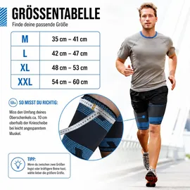 Agile Now Oberschenkelbandage 2 Stück Blau M