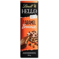 (36,20€/1kg) Lindt Hello Caramel Brownie, Schokolade, 100g Tafel