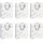 Clairefontaine 6x Geschenktasche L, Winter, 26,5x14x33 cm - Weiß X-30924-2C