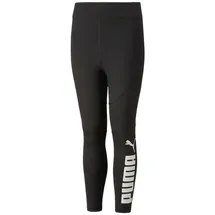 Puma FAVORITE Logo High-Waist 7/8, Mädchen 3/4-Hose, schwarz Weiß
