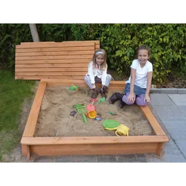Promadino Sandkasten Tessa mit Abdeckung groß (356/71)