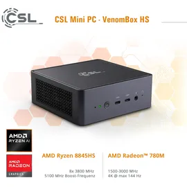 CSL Gaming-PC »VenomBox 8845 HS Windows 11 Pro«, schwarz