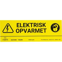 nVent Thermal Kennzeichnungsaufkleber LAB-ETL-DE/FR/IT