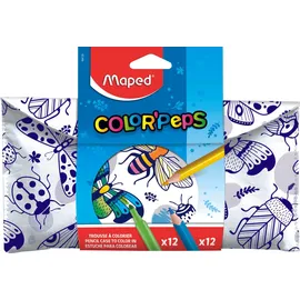 Maped Federmäppchen befüllt Motiv, 15,5 x 12,0 cm
