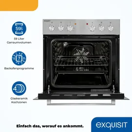 GGV Exquisit Exquisit EHE156-2.1UBZ Einbauherd-Set (815430000)