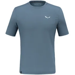 Salewa Sport-Tshirt Puez Hybrid Dry'Ton (hoher Feuchtigkeitstransport) javablau Herren