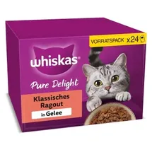 Whiskas Pure Delight Klassisches Ragout in Gelee 24 x 85 g