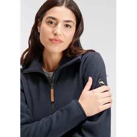 POLARINO Fleecejacke ohne Kapuze für kalte Tage, aus Fleece, lässiger Look, Gr. 42, marine, , 75415360-42