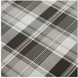 Haus und Deko Tischdecke Wachstuch Tischdecke schwarz weiß kariert rechteckig abwaschbar Garten (1-tlg) weiß 130 cm x 260 cm