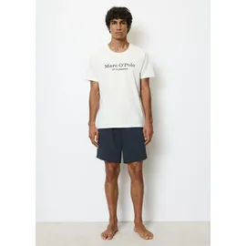 Marc O'Polo Shorty (2 tlg) Kurzarm, Shorts, Rundhalsausschnitt, Baumwolle weiß L (50)