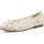 Marco Tozzi Damen Ballerinas weiches Feel Me Fußbett Leder Decksohle Elegante, beige (Cream Comb), 37 EU