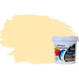 RyFo Colors Fassadenfarbe Silikonharz Fassadenfarbe Honiggelb 1l, 1 L ca. 6 m2, Wasserabweisend, diffusionsfähig, schützt vor Schmutz, Algen, Pilzen gelb