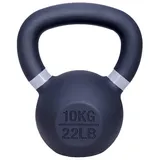 Kettlebell Kugelhantel - Gusseisen - 10 kg - Schwarz-Grau