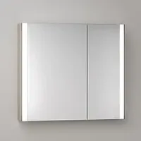 Keuco Spiegelschrank 2-türig Somaris 80x71x12,7cm, Ei he Dek., Vorbau,