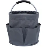 Molyorch Freistehend Werkzeugkorb, Faltbare Aufbewahrungsbox, Garten-Eimer-Organizer, Gartenkorb für die Ernte von Gemüse, Badezimmer-Aufbewahrung, Bad, Waschbeutel, Einkaufskorb zu Hause