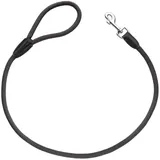 Hunter Freestyle Führleine für Hunde,Handschlaufe, robust, wetterfest, 1,0/180 cm, schwarz