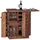 MID.YOU Barschrank 64 x 91 cm Braun