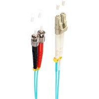 ShiverPeaks Cablenet 1 m LC ST OM3 Aqua-Farbe