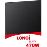 LONGi EcoLife 470W Solarmodul Black Glas Glas LR7-54HVD- T470M