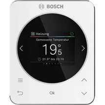 Bosch Regler CR 120 raumtemperaturgeführt für 1 Heizkreis 116x95x21mm 2,4-Display