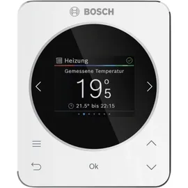 Bosch Regler CR 120 raumtemperaturgeführt für 1 Heizkreis 116x95x21mm 2,4-Display