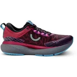 TRUE MOTION Damen Laufschuhe U-TECH Aion Elements, Beaujolais/Black/Blue Grotto, 42