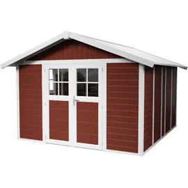 Grosfillex Deco 11 3,55 x 3,15 m rot/weiß