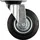 VOREL Lenkrad Gummi 125 mm schwarz