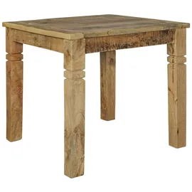 FineBuy Esszimmertisch RUSTI 80 x 80 x 76cm Esstisch Massivholz Küchentisch Holz