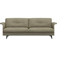 FLEXLUX 3-Sitzer Glow Designsofa, bequem und komfortabel durch hochwertigen Sitzaufbau, Skandinavisches Design, In hochwertiger Verarbeitung grün