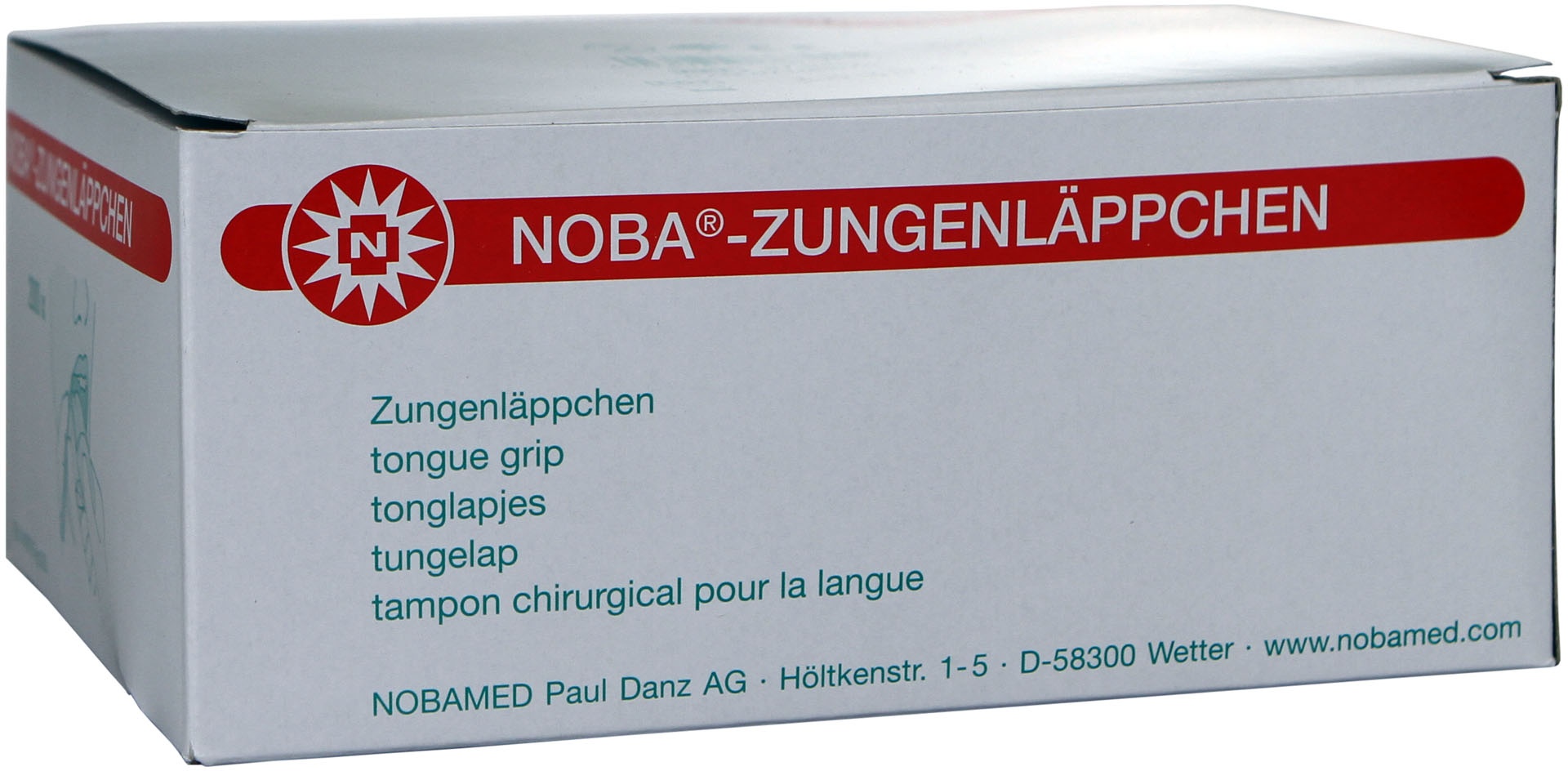 NOBA Zungenläppchen aus Verbandmull 200 Stück