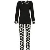 Chéríe Líne Ringella Pyjama mit Polka Dots' (2 tlg) schwarz 52