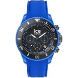 ICE-Watch - ICE chrono Neon blue - Blaue Herrenuhr mit Silikonarmband - Chrono - 019840 (Large)