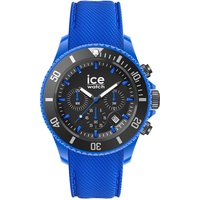 ICE-Watch ICE chrono Neon blue - Blaue Herrenuhr mit Silikonarmband - Chrono - 019840 (Large)