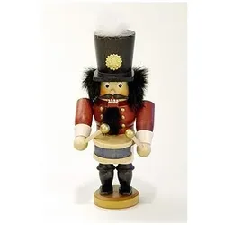 Christian Ulbricht Erzgebirge Nussknacker Trommler lasiert 18,5 cm