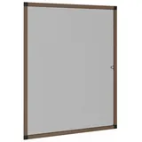 vidaXL Insektenschutz für Fenster 130 x 150 cm Braun
