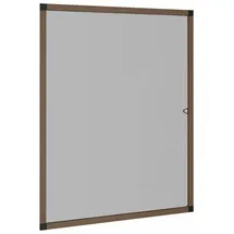 vidaXL Insektenschutz für Fenster 130 x 150 cm Braun