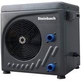 Steinbach Wärmepumpe Mini, für Pools bis 20.000 l Wasserinhalt, Heizleistung 3,9 kW, 220V Betriebsspannung, Wasseranschluss Ø 32/38 mm, Schwarz, 049273