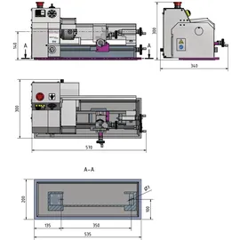 Optimum Drehmaschine TU 1503V