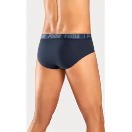Puma Slip » MEN EVERYDAY BRIEFS 2P« Packung, 2er Pack, mit Logobund Gr. XL, blau-meliert, navy, , 27705308-XL
