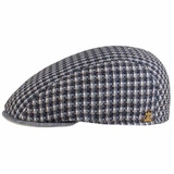 Lierys Flat Cap (1-St) Schirmmütze mit Schirm, Made in Italy blau XL (60-61 cm)