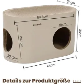 petrhein Kratzbrett 64 x 35 x 36 cm beige