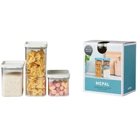 Mepal Omnia 3-teilig nordic white 0,7 l, 1,1 l, 2,0 l